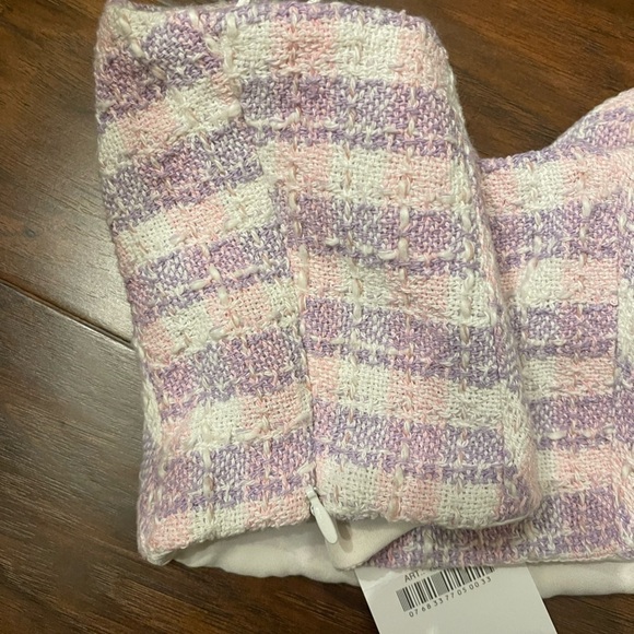 NWT Zara Tweed Crop Top Size M - Picture 4 of 6